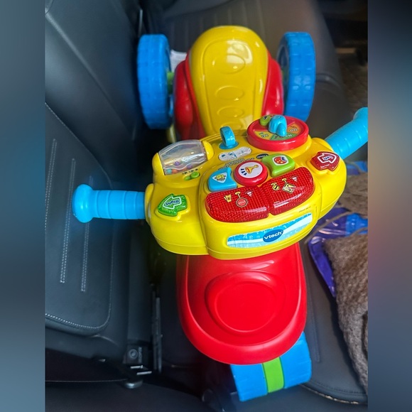 vtech Other - Like New w/o box VTech 2-in-1 Learn Zoom Motorcycle Toy Colorful Ride-On Toy